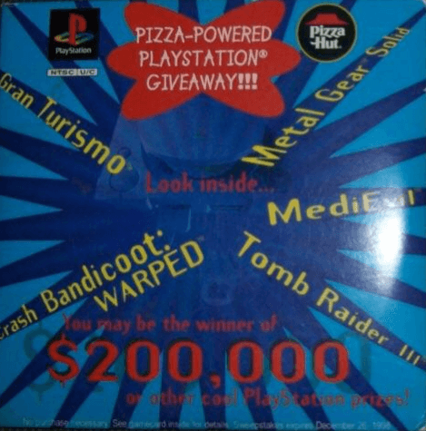 Pizza Hut Demo Disc 1 box art for Playstation